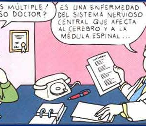 Viñeta esclerosis multiple