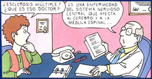 Viñeta esclerosis multiple